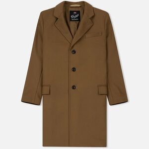 Gloverall Duffel Wool Cashmere Coat Camel Brown Size Small NWOT